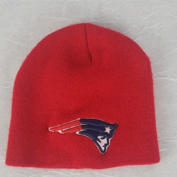 Other - Kids red New England Patriots knit hat
